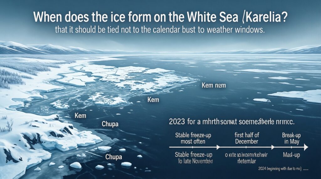 Белое море в Карелии: приливы, льды и необычная северная природа - иллюстрация