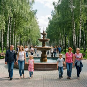Сезон фонтанов в Петрозаводске открыт 1 июня с обновлённым фонтаном на аллее